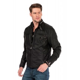 Pánská bunda CIPO BAXX CJ228 BLACK