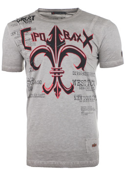 Pánské tričko CIPO BAXX CT480 GREY