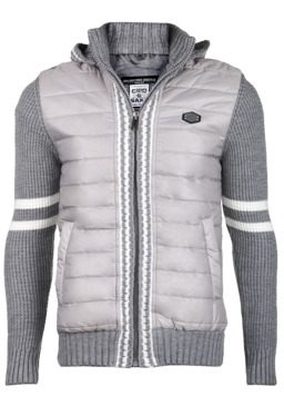 Pánský svetr CIPO BAXX CP126 GREY