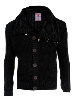 Pánský svetr CIPO BAXX CP185 BLACK