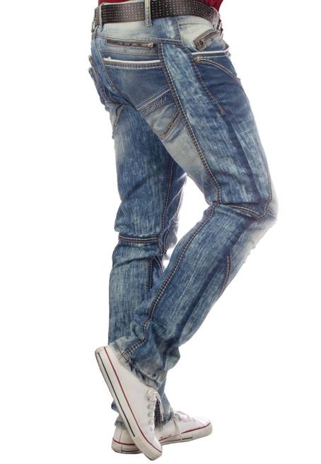 Pánské džínové kalhoty CIPO BAXX CD269 BLUE