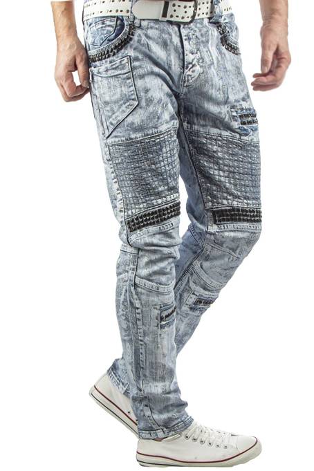 Pánské džínové kalhoty CIPO BAXX CD529 BLUE