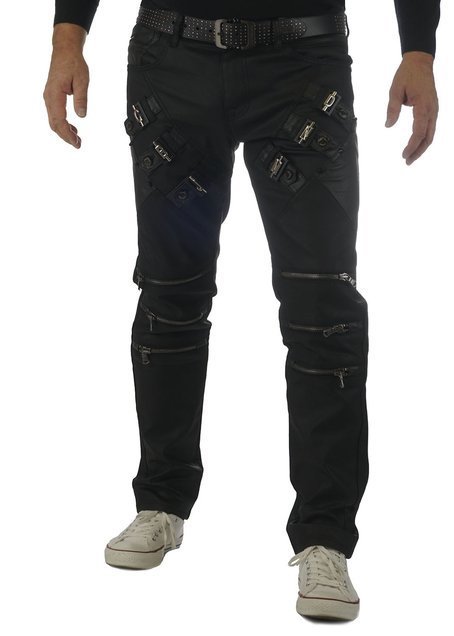Pánské džínové kalhoty CIPO BAXX CD567 BLACK