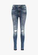 Dámské džínové kalhoty CIPO BAXX WD276 BLUE