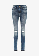 Dámské džínové kalhoty CIPO BAXX WD276 BLUE