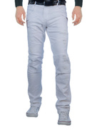 Pánské džínové kalhoty CIPO BAXX CD215 WHITE