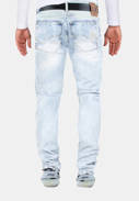Pánské džínové kalhoty CIPO BAXX CD319X ICE BLUE 
