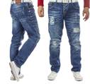 Pánské džínové kalhoty CIPO BAXX CD354 BLUE