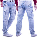Pánské džínové kalhoty CIPO BAXX CD435 ICE BLUE