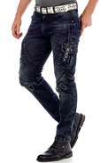 Pánské džínové kalhoty CIPO BAXX CD440 Darkblue