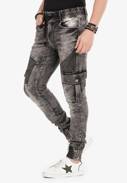 Pánské džínové kalhoty CIPO BAXX CD446 BLACK