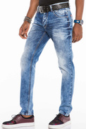 Pánské džínové kalhoty CIPO BAXX CD520 BLUE