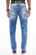 Pánské džínové kalhoty CIPO BAXX CD520 BLUE