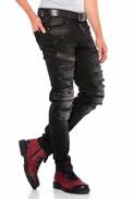 Pánské džínové kalhoty CIPO BAXX CD555 BLACK