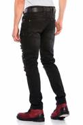 Pánské džínové kalhoty CIPO BAXX CD555 BLACK