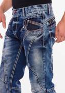 Pánské džínové kalhoty CIPO BAXX CD563 Blue