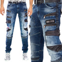 Pánské džínové kalhoty CIPO BAXX CD586 Blue