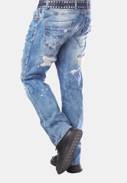 Pánské džínové kalhoty CIPO BAXX CD619 BLUE