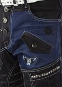 Pánské džínové kalhoty CIPO BAXX CD639 RAW BLUE