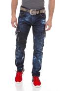 Pánské džínové kalhoty CIPO BAXX CD677 Blue