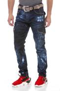 Pánské džínové kalhoty CIPO BAXX CD677 Blue