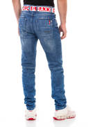 Pánské džínové kalhoty CIPO BAXX CD698 BLUE