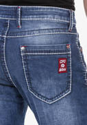 Pánské džínové kalhoty CIPO BAXX CD704 BLUE