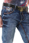 Pánské džínové kalhoty CIPO BAXX CD729 Blue