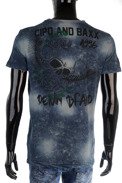 Pánské tričko CIPO BAXX CT503 DARK BLUE 