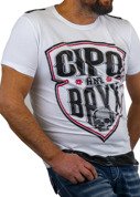 Pánské tričko CIPO BAXX CT539 WHITE