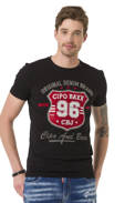 Pánské tričko CIPO BAXX CT670 BLACK