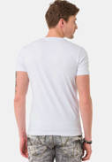 Pánské tričko CIPO BAXX CT670 WHITE