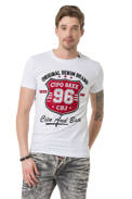 Pánské tričko CIPO BAXX CT670 WHITE
