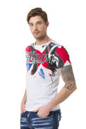 Pánské tričko CIPO BAXX CT683 WHITE