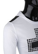 Pánské tričko s dlouhým rukávem CIPO BAXX CL130 WHITE 