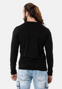 Pánské tričko s dlouhým rukávem CIPO BAXX CL511 black