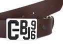 Pánský kožený pásek CIPO BAXX CG149 BROWN 