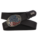 Pánský kožený pásek CIPO BAXX CG197 BLACK