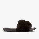 Pantofle COQUI FURRY Black