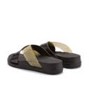 Pantofle COQUI NELA Black/Gold glitter