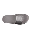 Pantofle COQUI TORA Khaki grey/Silver glitter