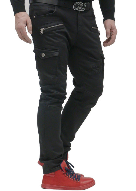 Pánské džínové kalhoty CIPO BAXX CD424 BLACK 