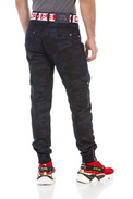 Pánské džínové kalhoty CIPO BAXX CD690 Blue