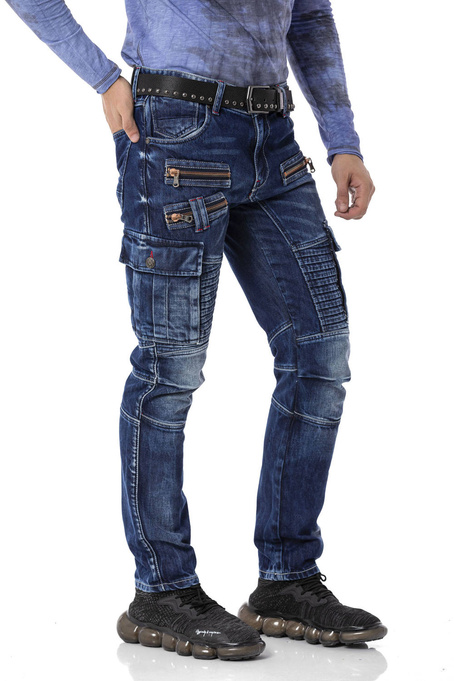 Pánské džínové kalhoty CIPO BAXX CD798 Blue