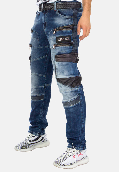 Pánské džínové kalhoty CIPO BAXX CD586 Blue