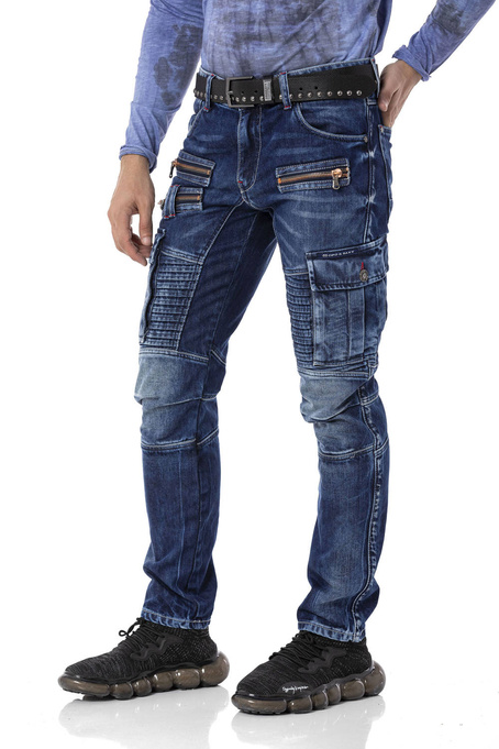 Pánské džínové kalhoty CIPO BAXX CD798 Blue