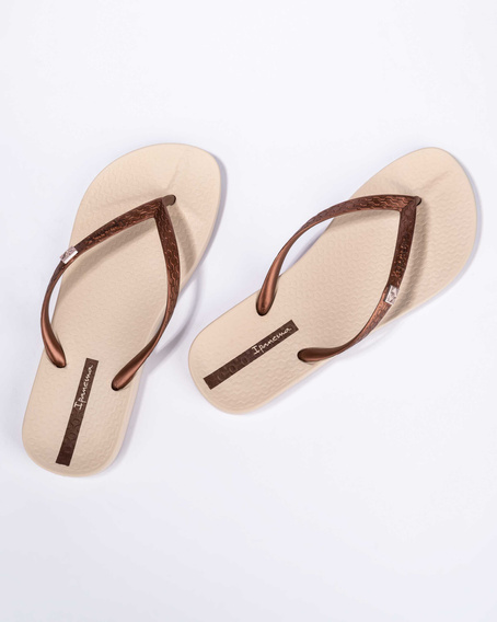 Žabky Ipanema Anatomic Tan FEM