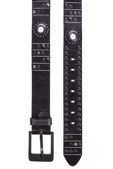 Pánský kožený pásek CIPO BAXX CG162 Black
