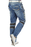 Pánské džínové kalhoty CIPO BACD637 BLUE