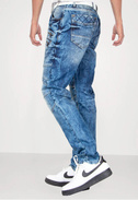 Pánské džínové kalhoty CIPO BAXX CD510 Blue